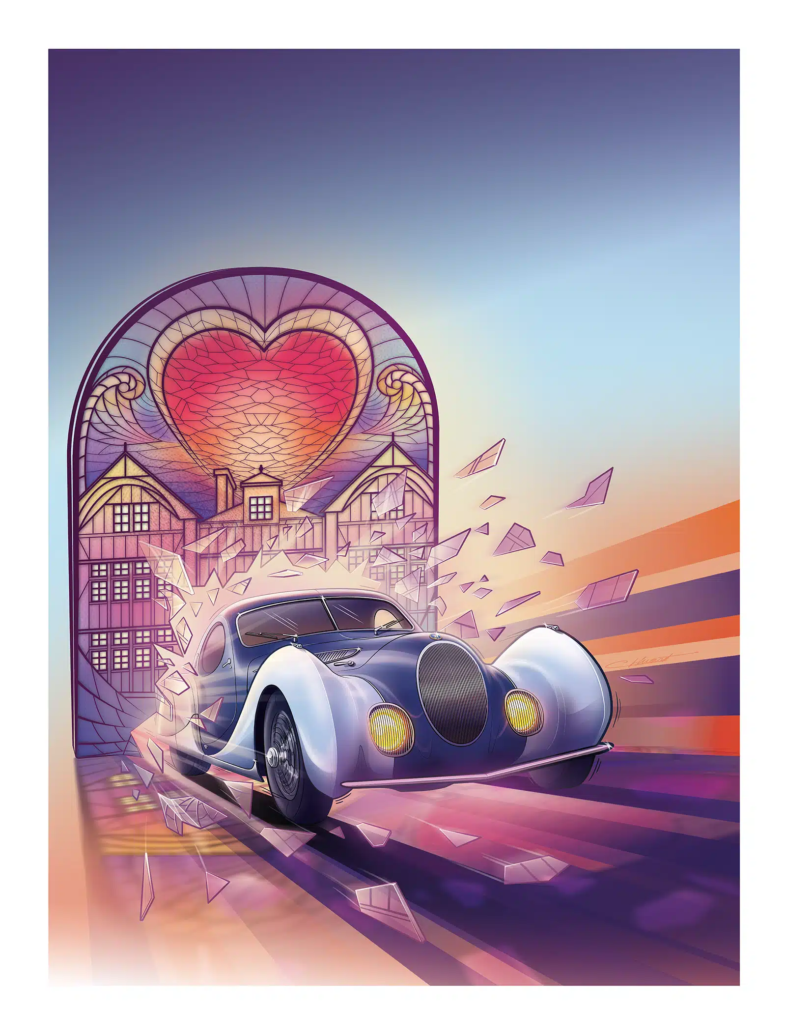 Affiche officielle et identité graphique toute neuve pour les 48h Autos de Troyes