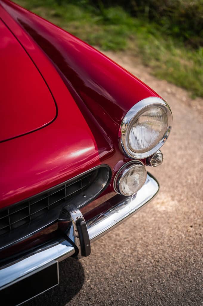 Célia Huart Ferrari 250 GTE red