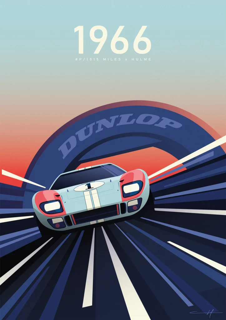 Affiche de la collection Legends I , GT40 châssis P1015