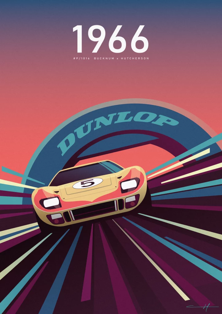 Affiche de la collection Legends I , GT40 châssis P1016